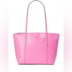 Kate Spade Rey Large Pocket Pink Leather Tote Bag
